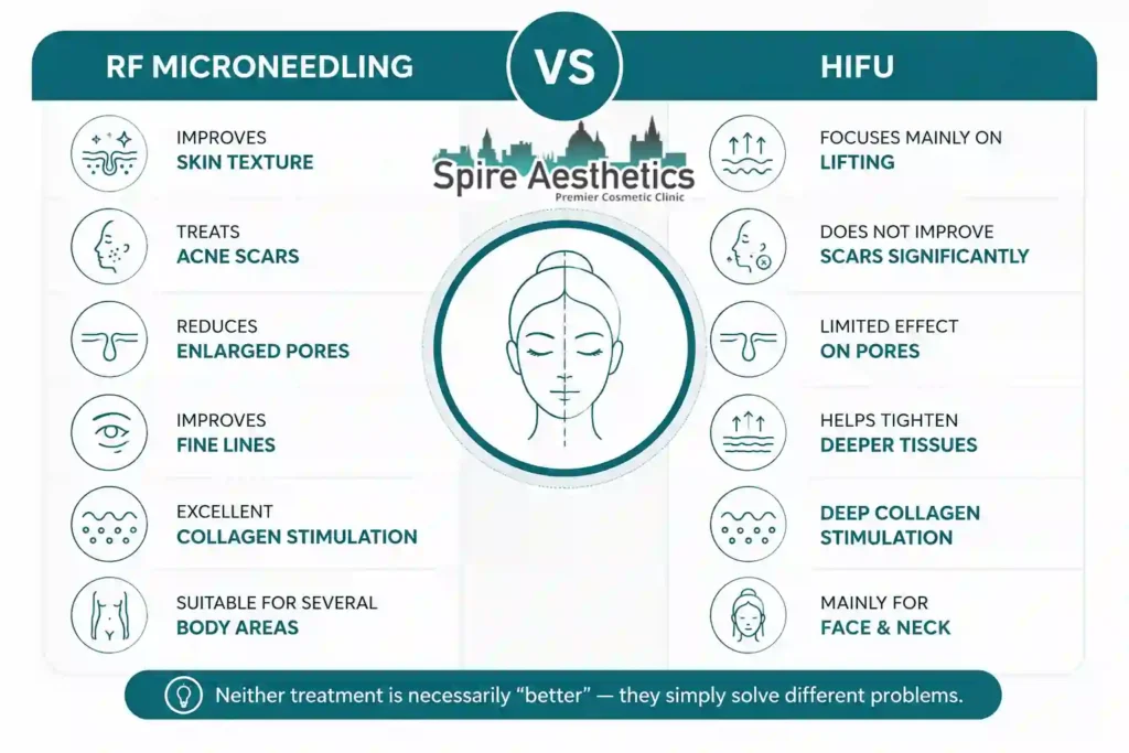 RF Microneedling vs HIFU: Which Treatment Gives Better Results Littlehampton?
